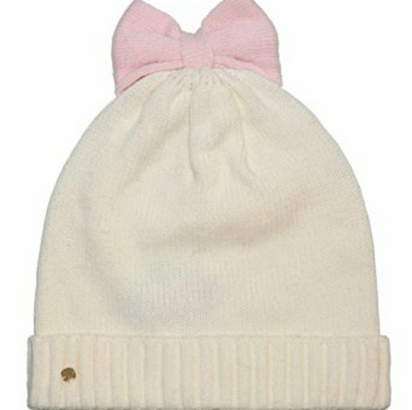 kate spade Accessories - ♠ KATE SPADE Colorblock Bow Beanie